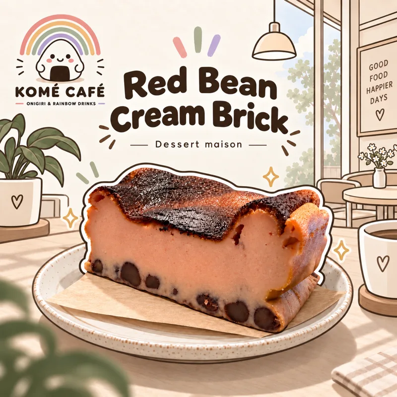 ❤️NEW • Red Bean Cream Brick 🫘
