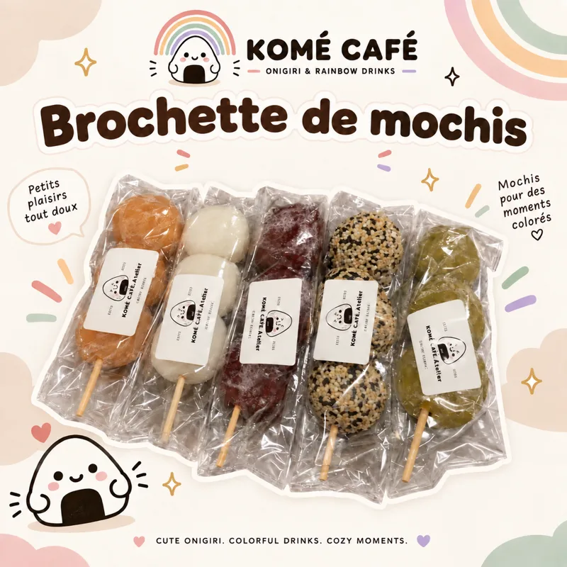 🍡Brochette de mochis