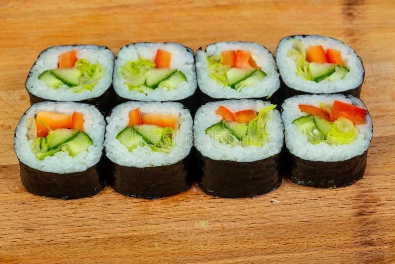 807 Végétarien,avocat,concombre,tomate,fromage philadelphien,sésame 