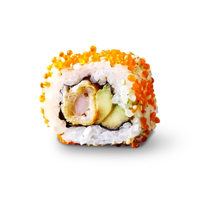 803 Crevette panée,mayonnaise,ketchup,avocat,masago 
