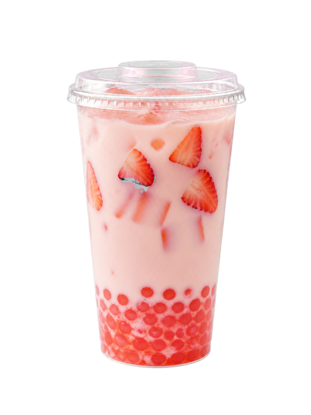 16. Fraise popping milk tea