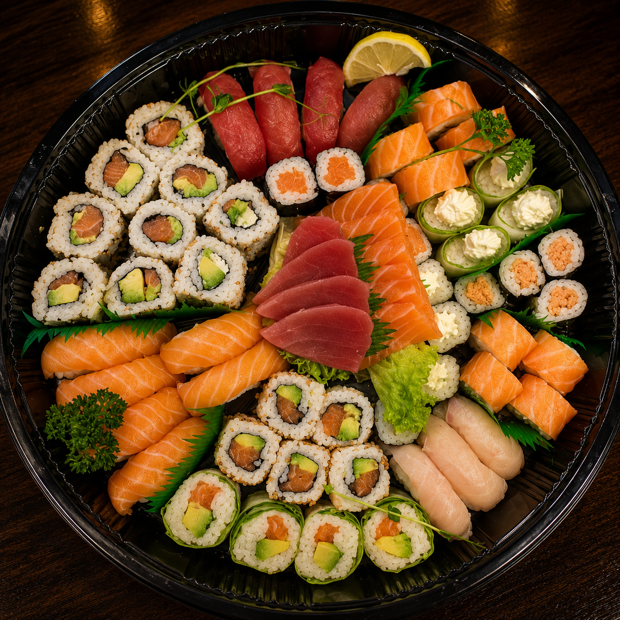 Grand plateau Menu Party pour six personnes
