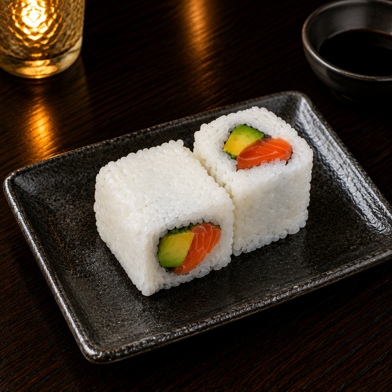 Neige saumon avocat