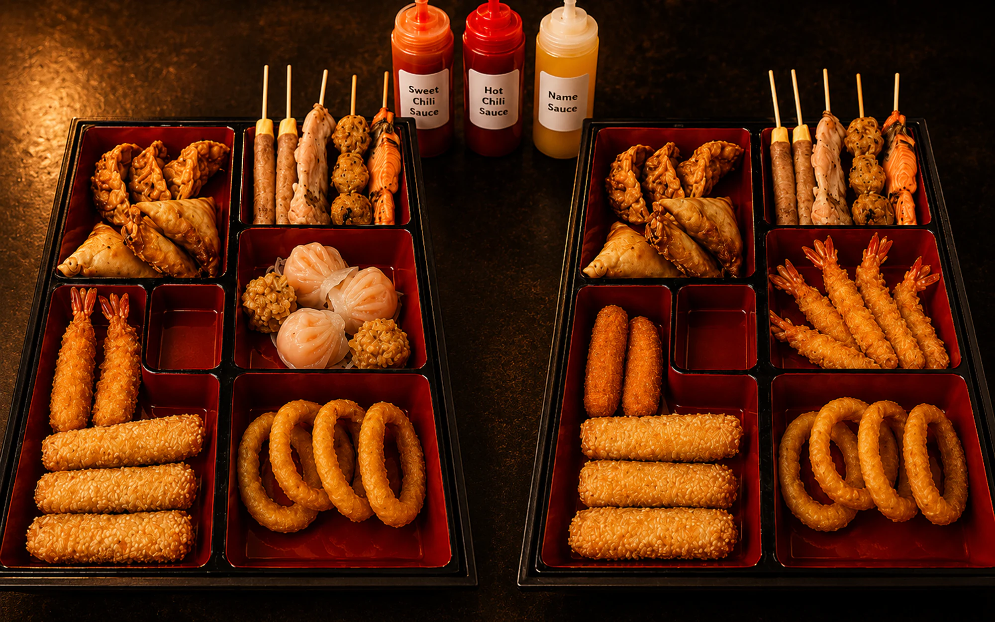 Assortiment de fritures japonaises de Mochi Mochi