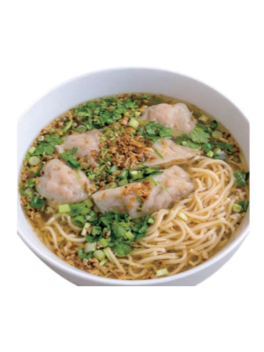 S11. Soupe de raviolis au porc avec nouilles