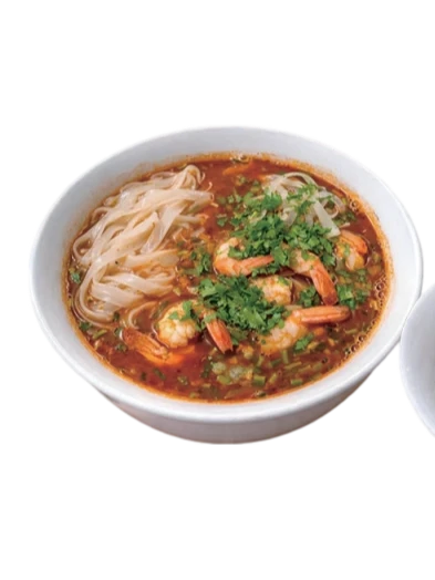 S6. Soupe Pho saté aux crevettes (Petite)🌶️