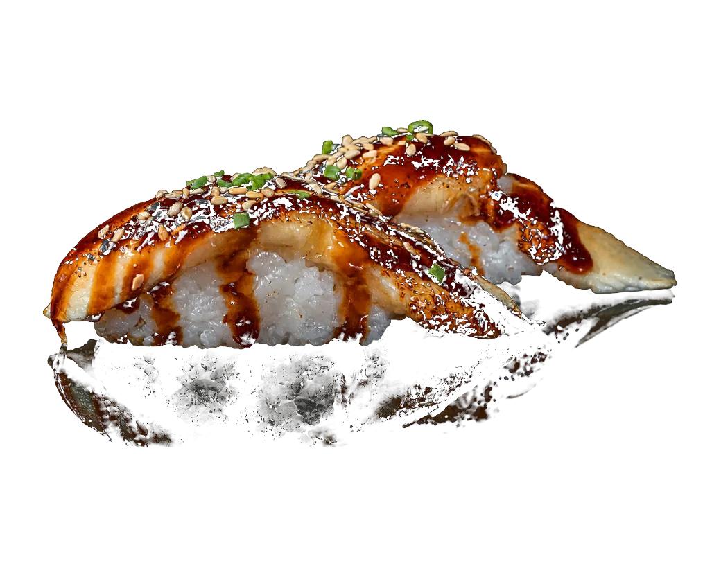 Nigiri de banana flameado