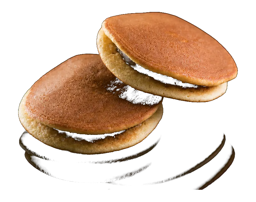 Dorayaki de judía roja