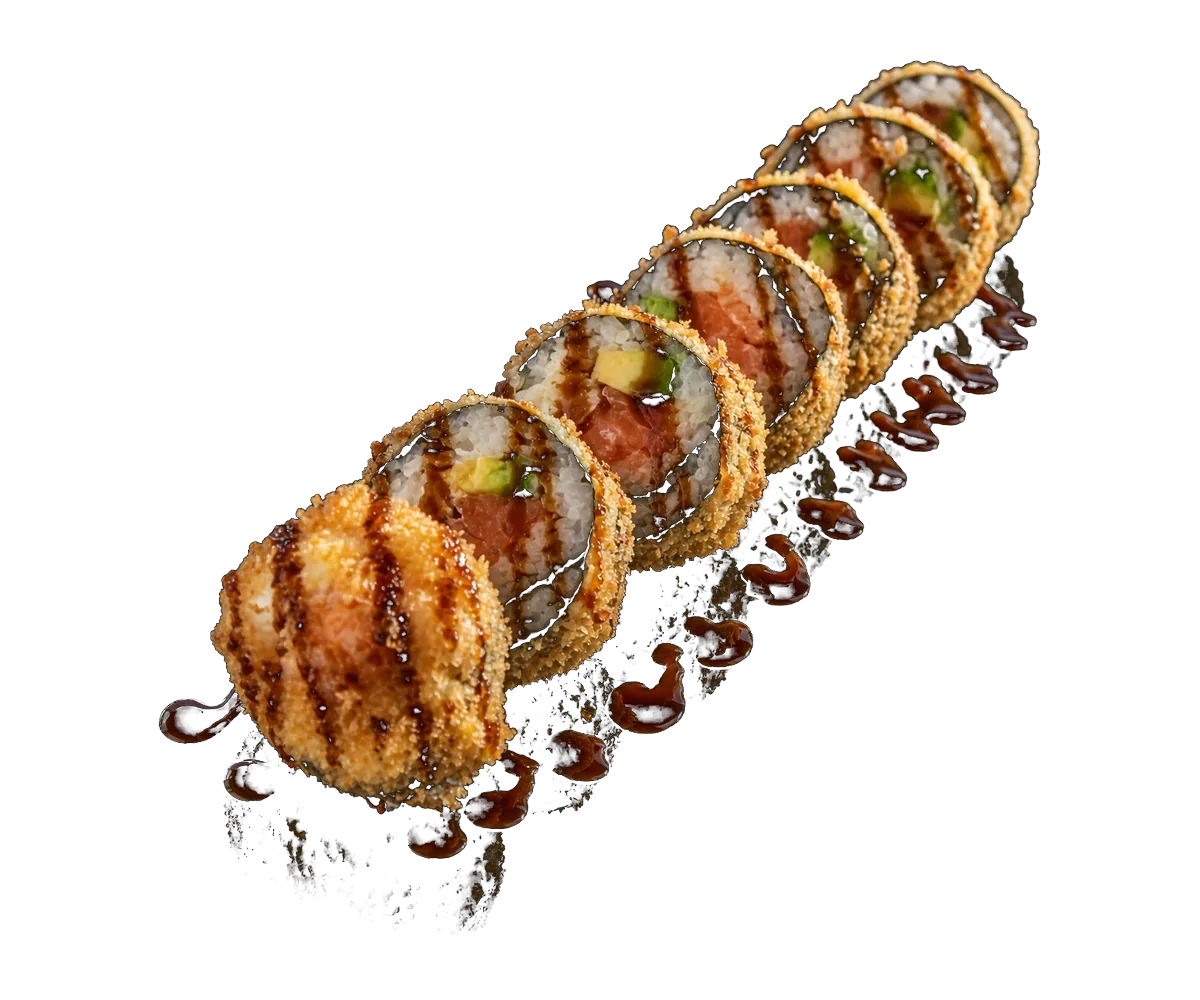 Salmón Philadelphia tempura