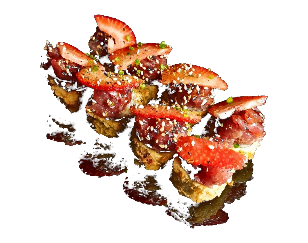 Tempura maduixa