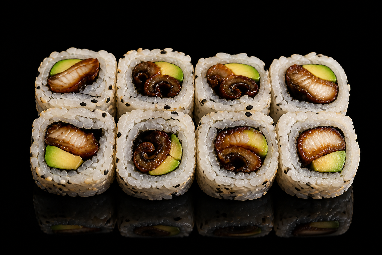 California anguille avocat de Yami Sushi