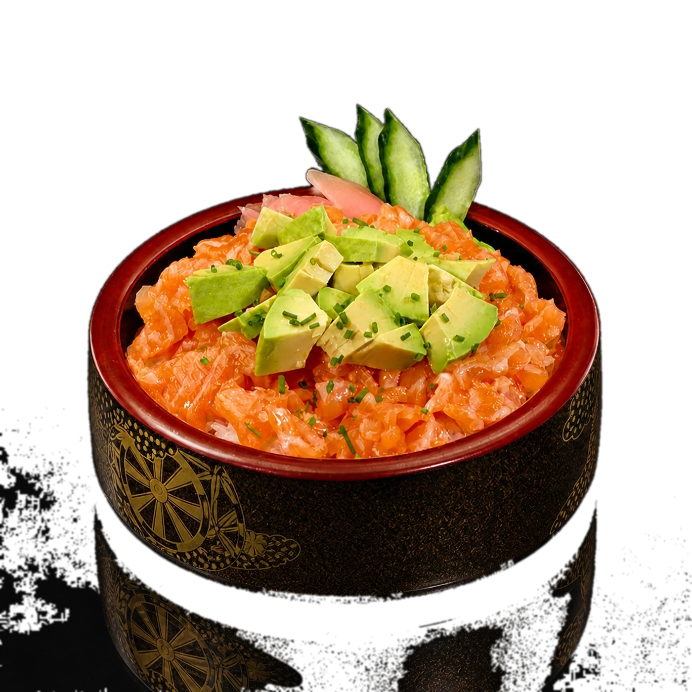 Chirashi saumon avocat