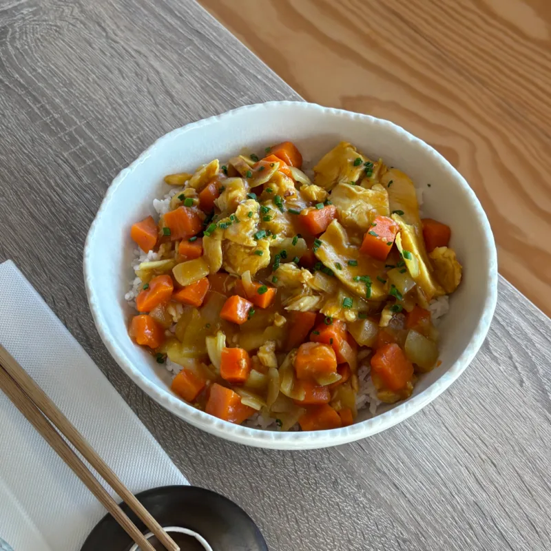 Curry de poulet 