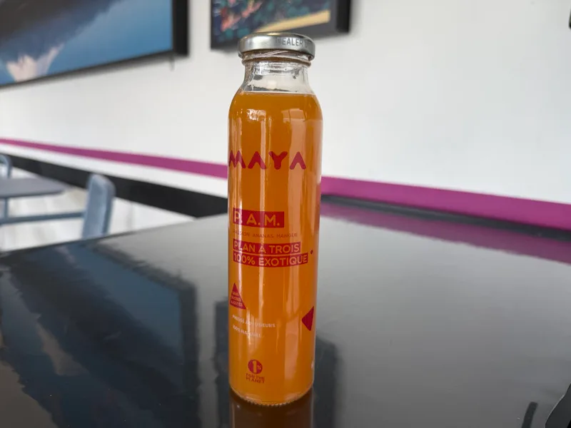 Jus de mangue, ananas, passion