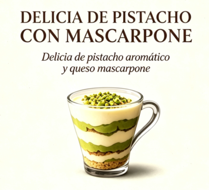 Tiramisu pistacho