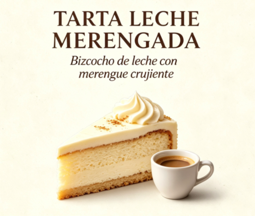 Tarta de leche dulce