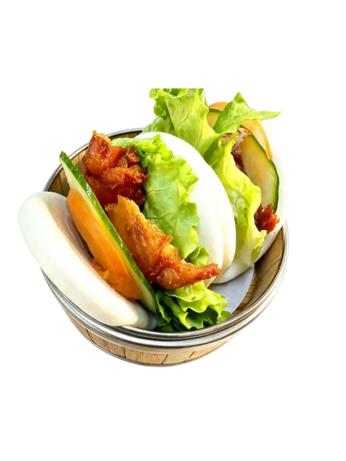 Gua Bao au poulet croustillant 香酥鸡刈包 2P