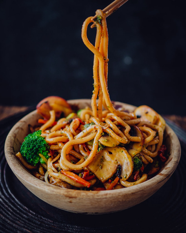 Udon sauté légume