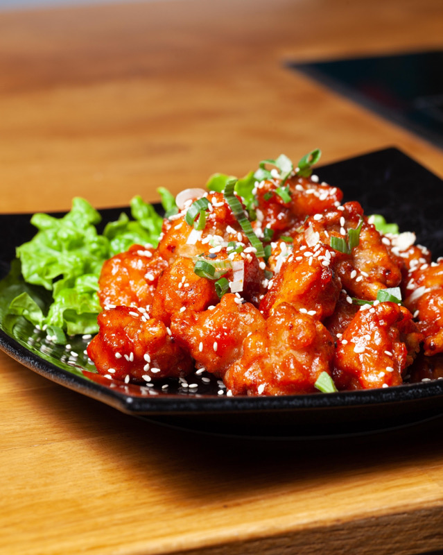 E6. Spicy fried chicken
