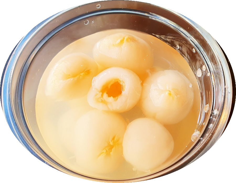 Lychee au sirop