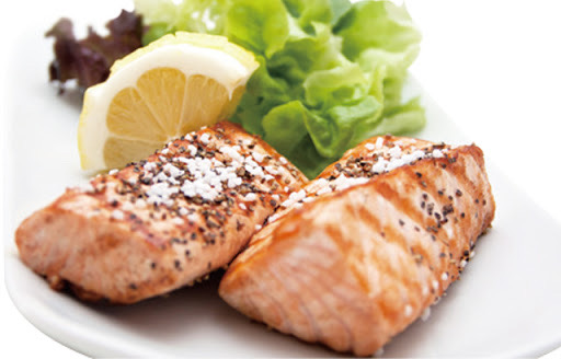 Menu P3 saumon grillé