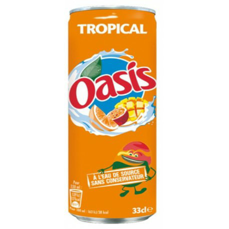 Oasis tropical 33cl