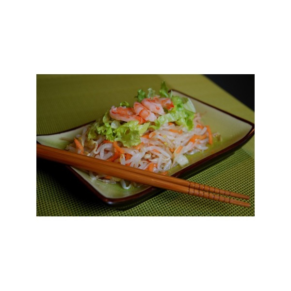 9 Salade chinoise aux crevettes