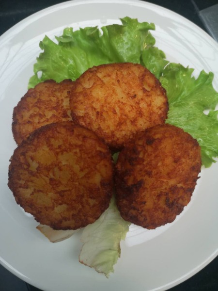 Beignet de galette de pomme de terre 4 pieces