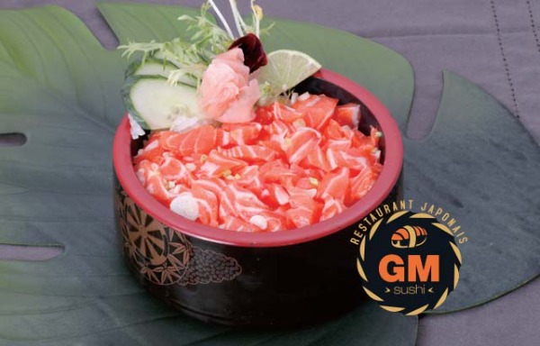 135. Chirashi Tartare saumon avocat
