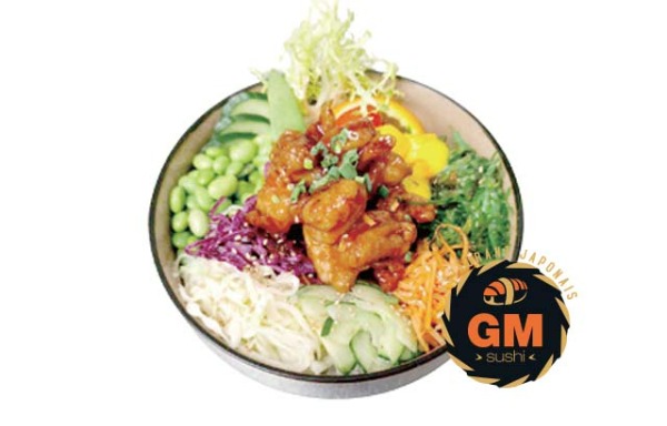 B5. Poke GM poulet caramel