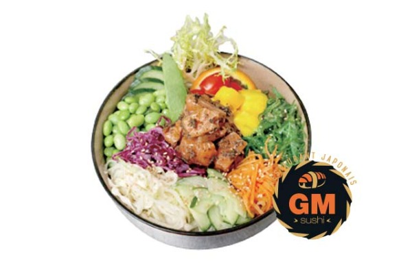B8. Poke saumon mariné truffe