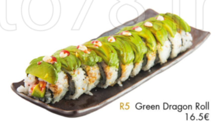 R5 green dragon roll 10pcs