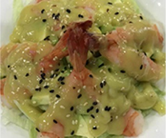 4. Salade de crevettes