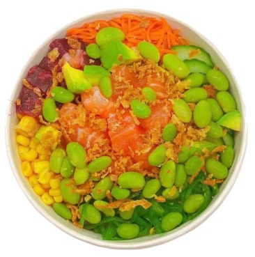 P01. Poké bowl saumon