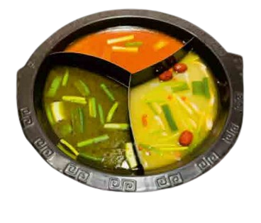 H21. The Three kingdorm soup Base (muschroom/sauerkraut/tom yum goong)