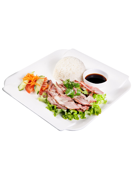 Riz au porc laqué