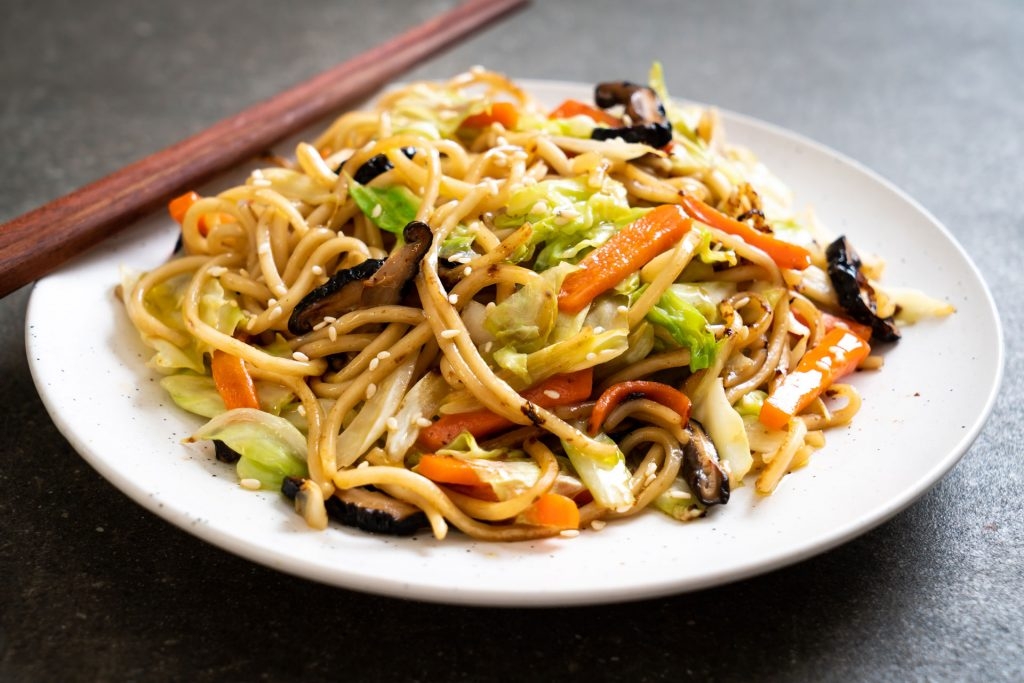 415 nouilles sauté aux légumes