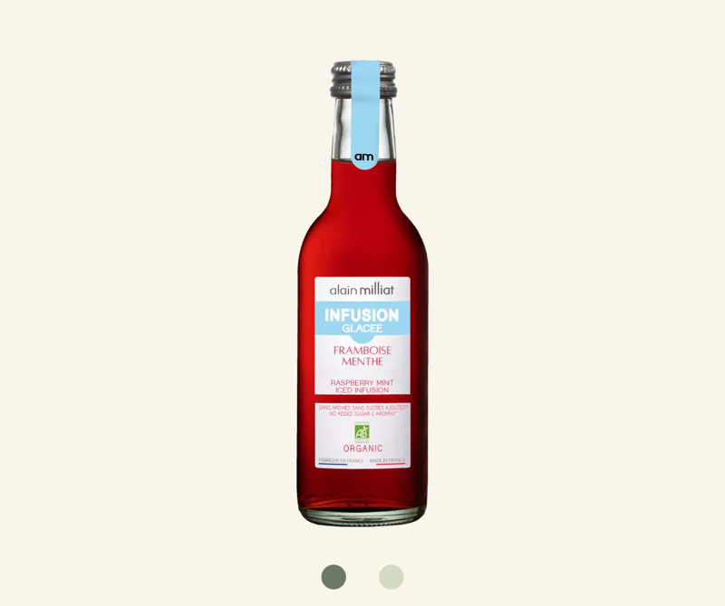 INFUSION GLACÉE FRAMBOISE MENTHE (25cl)
