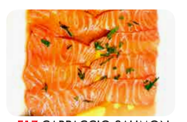 E17 Carpaccio saumon (8 pcs)
