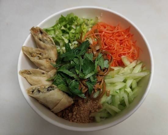 B4. Bo bun végétarien avec 2 nêms aux légumes