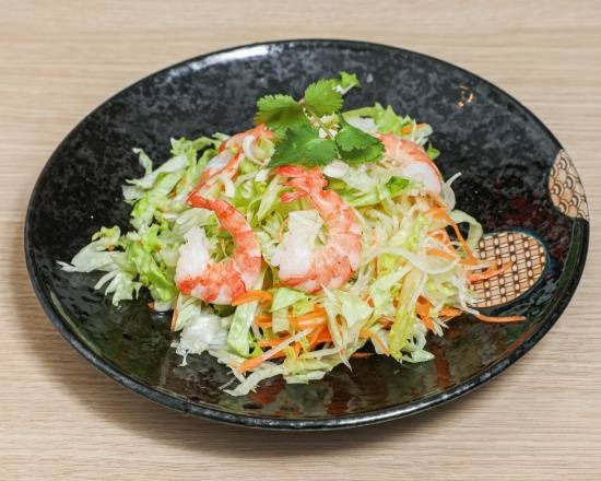 E7. Salade de crevettes à la papaye