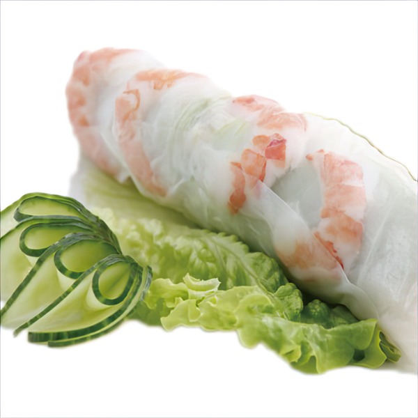 E6. Rouleaux de printemps au boeuf ou aux crevettes ou légumes (2 pièces)