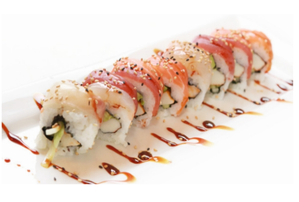 2 (concombre avocat surimi) 8 pièces