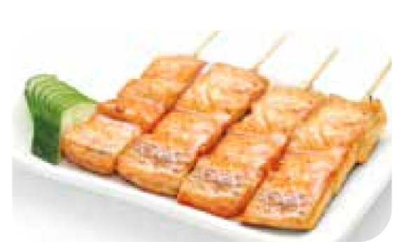 B6 4 brochettes saumons