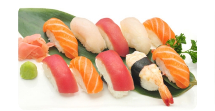 MS1 (1 soupe, 1 salade, 10 sushi assortis )