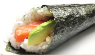 18. Temaki saumon