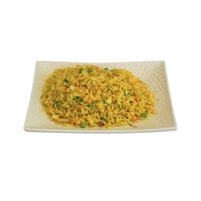 99. Arroz frito con pollo con salsa curry india