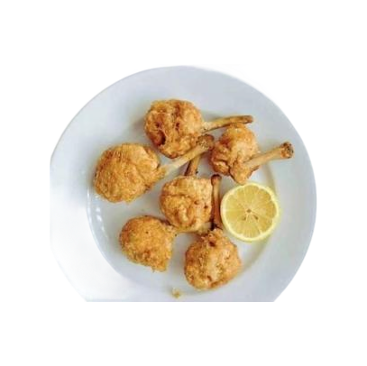 74. Bolitas de pollo frito (6 piezas)