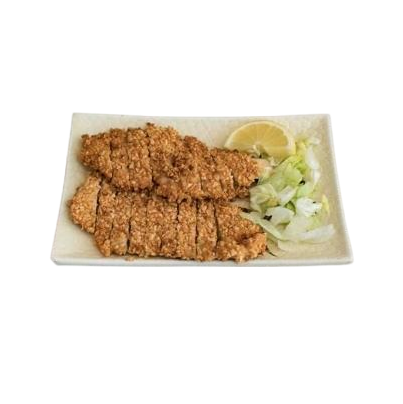 82. Pollo rebozado con almendras o sésamo
