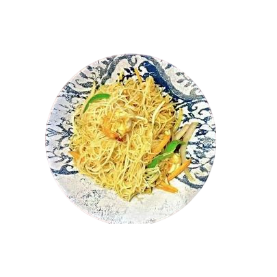 101. Fideos al estilo singapur (curry amarillo)